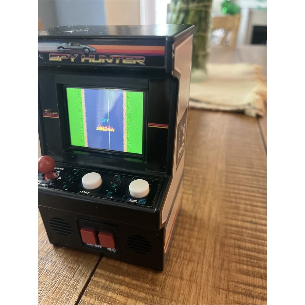 Spy Hunter Retro Mini Arcade Game by Basic Fun Inc #09640 Tested Working - Picture 7 of 9